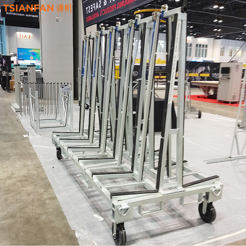 Marble Granite Stone slab display rack double sided A-frame transport cart - Image 2