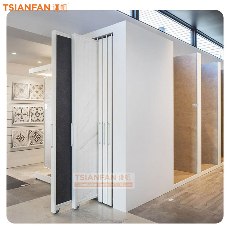Marble Push Pull Stone Sample Rack Ceramic Tile Display Stand large range of large tiles of porcelain-CF120 - Image 4