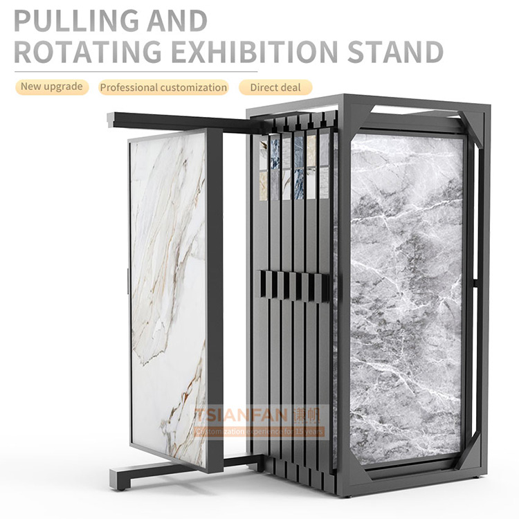 Marble Push Pull Stone Sample Rack Ceramic Tile Display Stand large range of large tiles of porcelain-CF120
