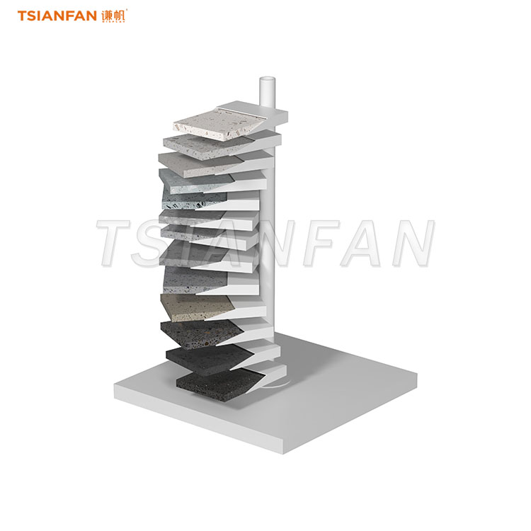 marble sample tiles display stand desktop displays-SRT658 - Image 3
