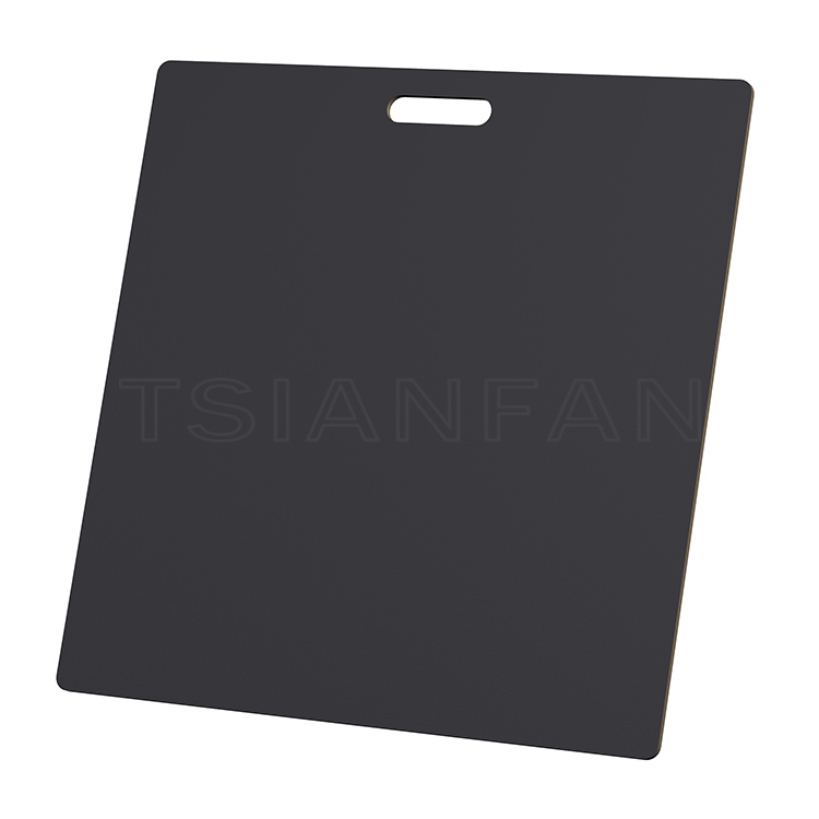 Mdf 23.5×23.5 size marble creamic stone sample display board PF005-83