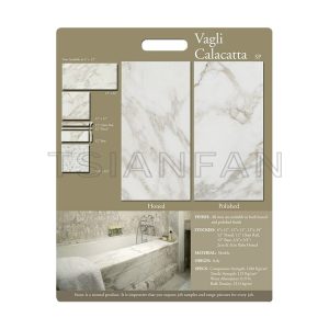 Mdf display board marble creamic stone sample display board PF005-61