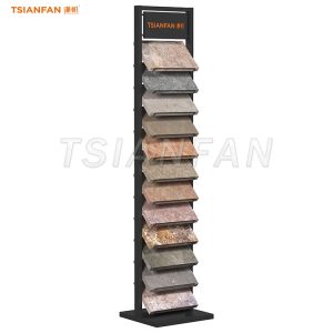 Metal floor-standing ceramic tile display racks-SW350