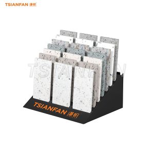 metal flooring display rack for showroom-SRT845