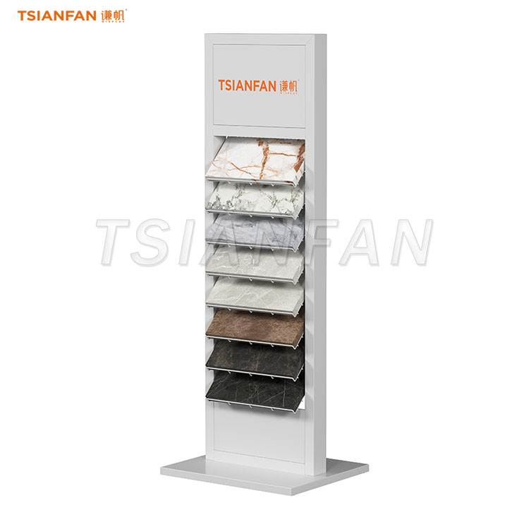metal granite display rack garden stone display stand-SRL3003