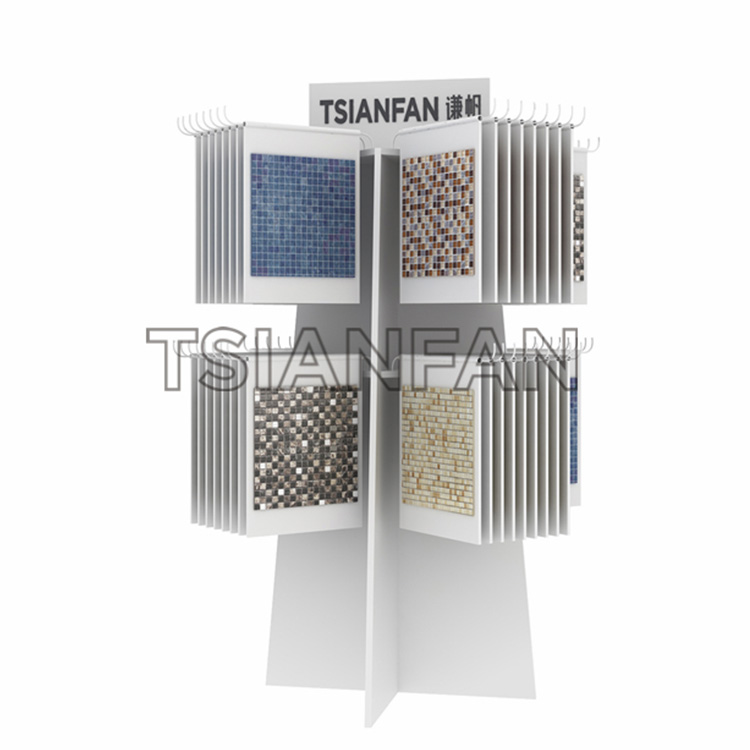 Mosaic ceramic tile is worn stereo page-turning display frame-MF006 - Image 2