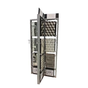 Mosaic Floor tile ceramic Marble stand Store page turning Metal display rack ML080