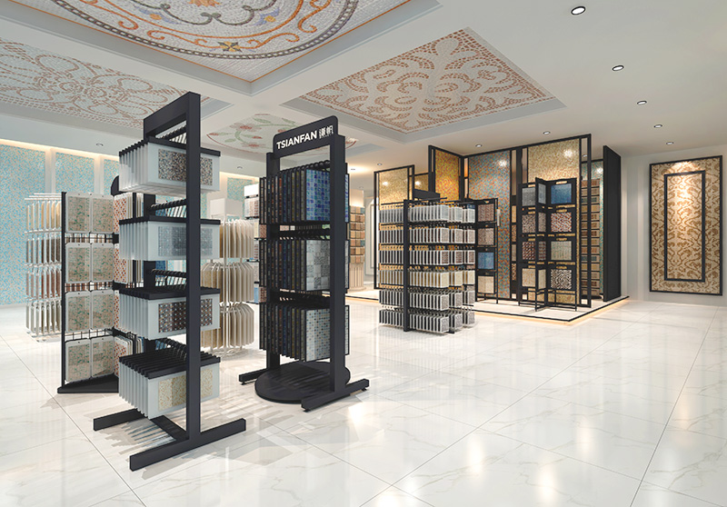 Mosaic tile display showroom 1
