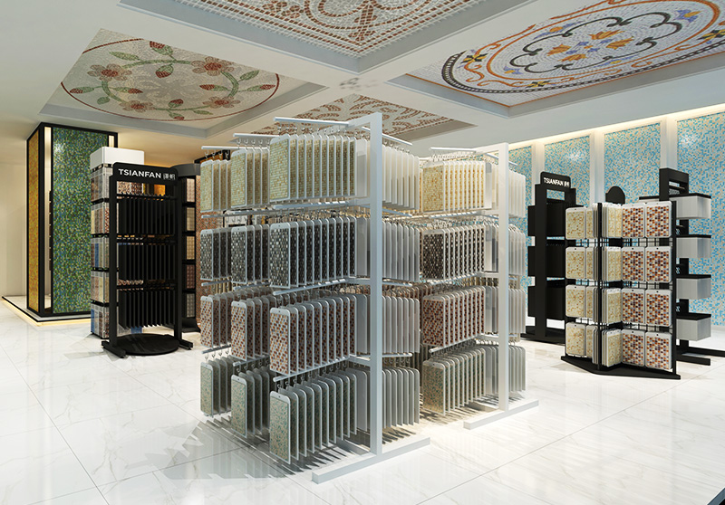 Mosaic tile display showroom 2