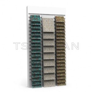 Mosaic tile floor display board, custom fashion tile display rack-ML019