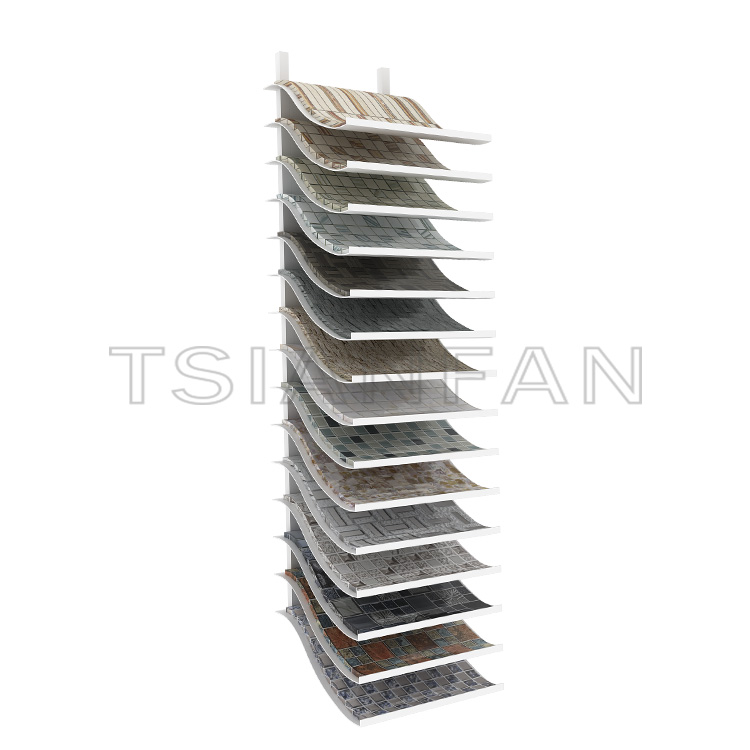 Mosaic tile floor display board, custom fashion tile display rack-ML019 - Image 2