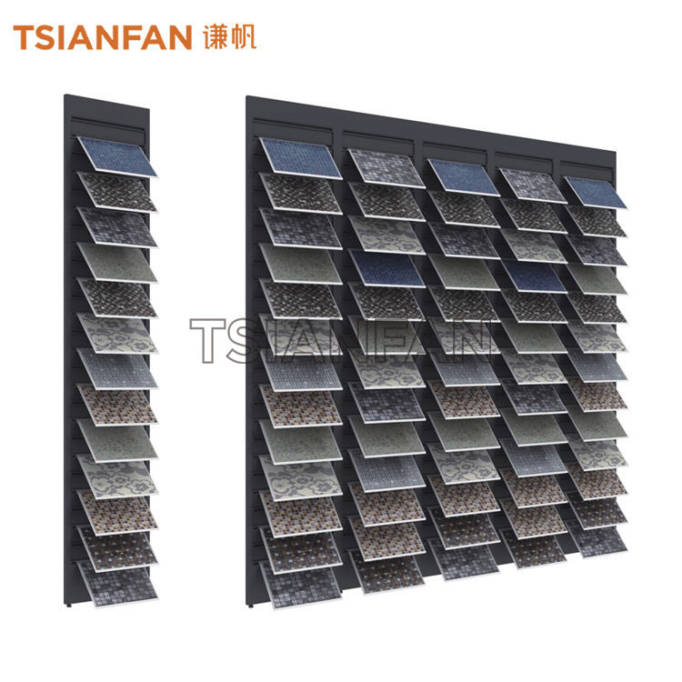 Mosaic tile floor display board, custom fashion tile display rack-ML019 - Image 5