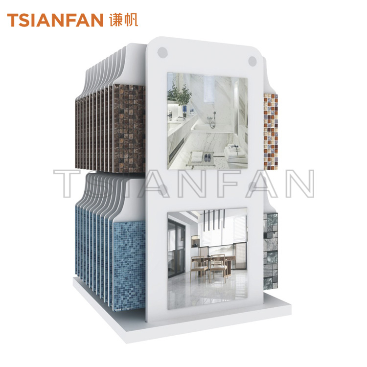mosaic tile sample hanging counter display stand-mt925
