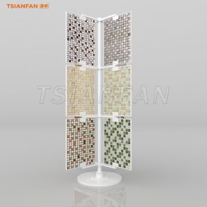 mosaic tiles sample rotating display stand-CL313