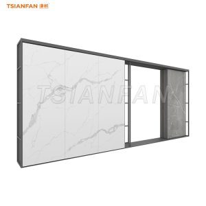 Multi-layer sliding display rack for tile samples-SG601