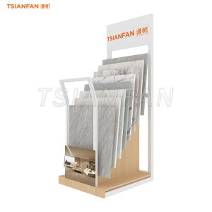 Multi-slot floor stand for tile samples-SRL955