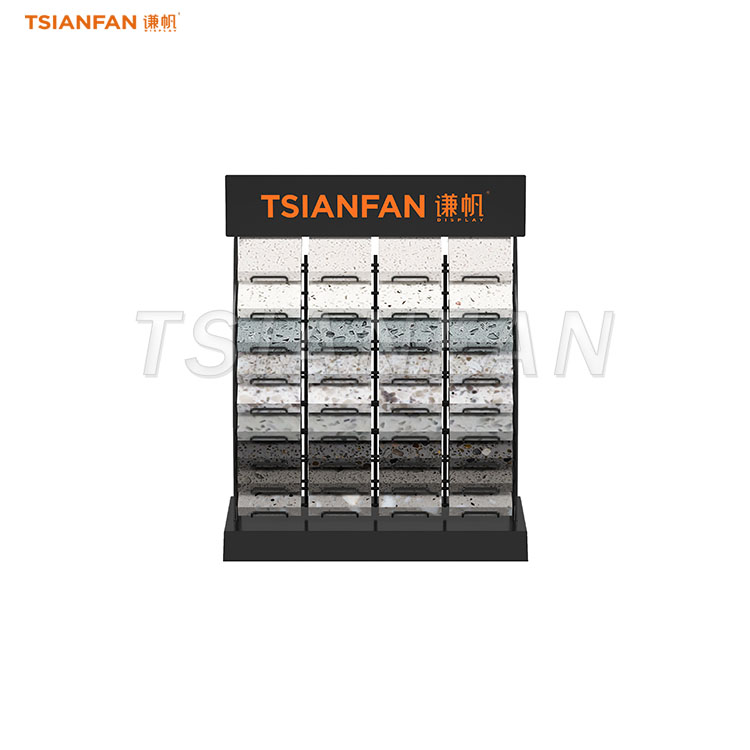 natural stone display rack metal display rack Europe-SRT066 - Image 3