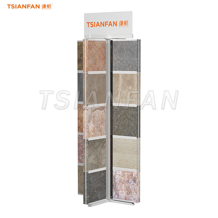 natural stone floor stand tiles display stand buy online-SW324