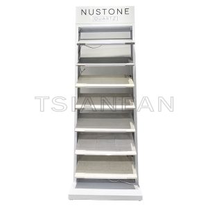 Natural Stone Flooring Tile Chip Displays Stand with LED light-ST119