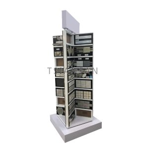 Natural Stone Mosaic tile sample rotating display frame Marble Granite steel stand MZ1005
