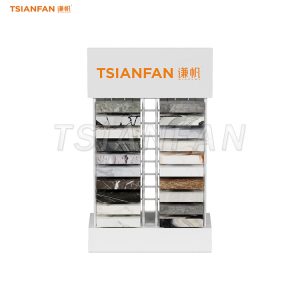 natural stone table top display rack-SRT010