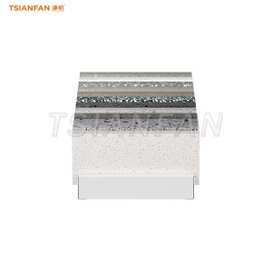 nature stone metal display rack desktop display stand-SRT806