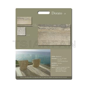 New custom design mdf board natural stone culture stone sample display board PF005-24