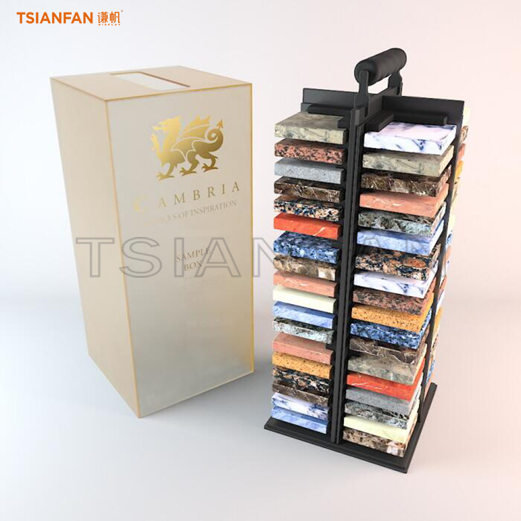 New design artificial stone countertop display stand-SRT016