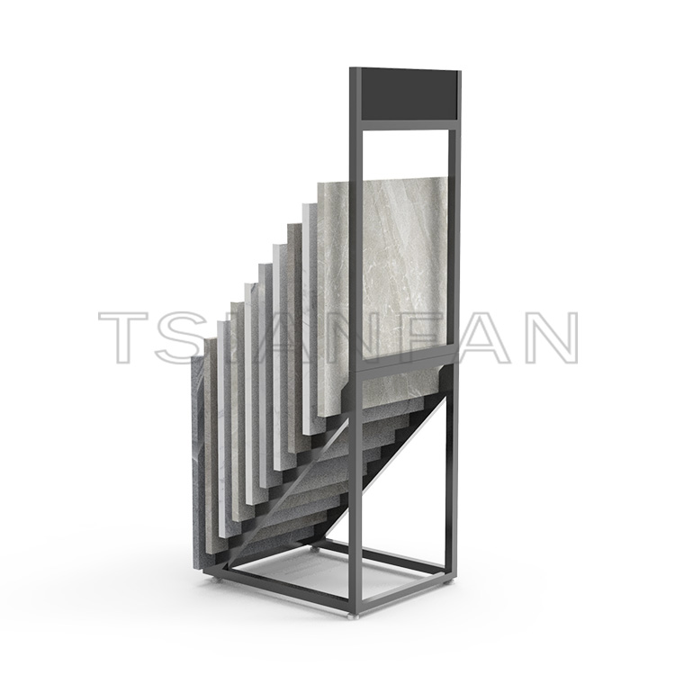 New design calacatta quartz upright display rack-SG801 - Image 2