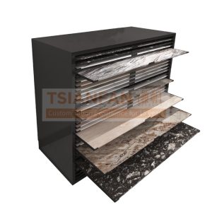 New design ceramic tile floor Quartz Samples Stone display Cabinet