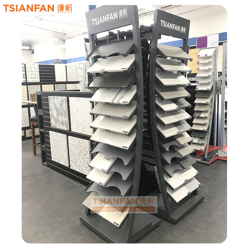 New Design Ceramic Tile Stone Standing Display Rack SRL041 - Image 4