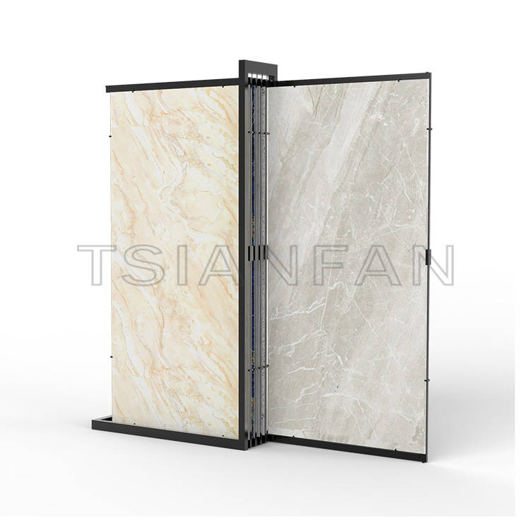 New Design Vertical Granite Marble Ceramic Tile Display Stand-SG1005