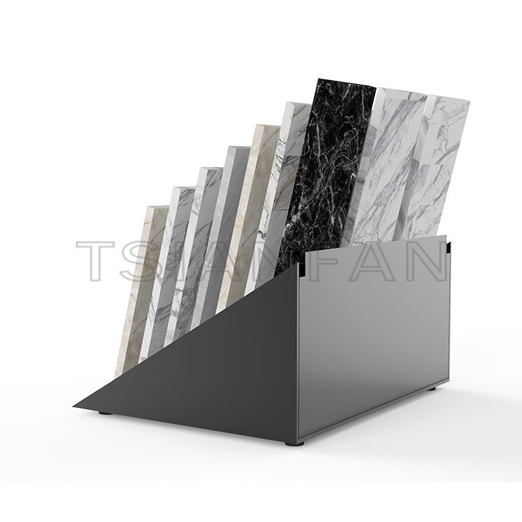 New Design Waterfall Marble Tile Table top display shelf-SRT845 - Image 3