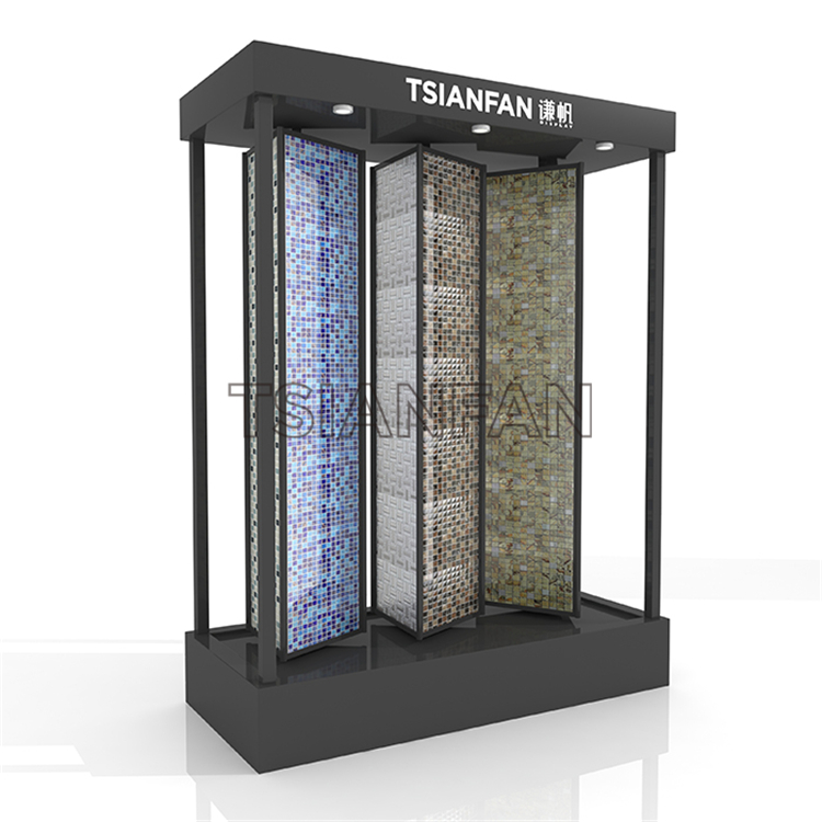 Rotating Mosaic Tile Showroom Display Stand MZ2074 Rotating Mosaic Tile Showroom Display Stand MZ2074
