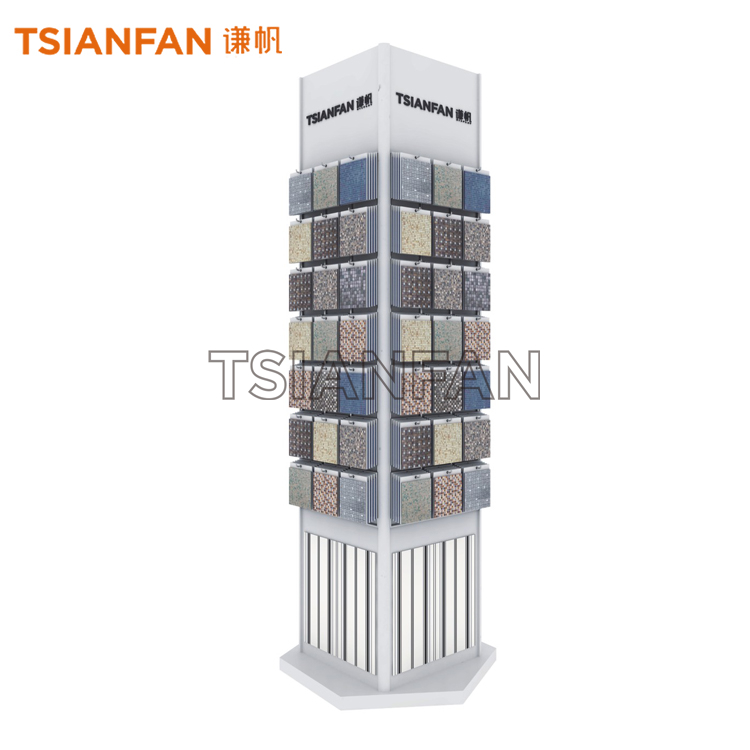 Rotating Mosaic Display Racks For Retail Stores MZ2047 Rotating Mosaic Display Racks For Retail Stores MZ2047