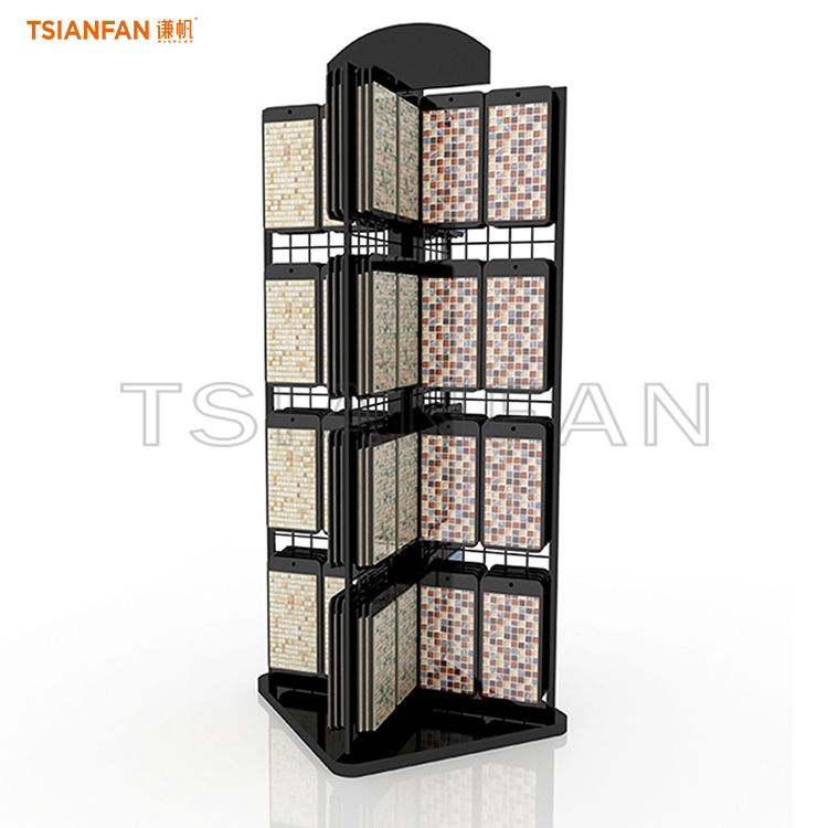 order mosaic rotating exhibition stand