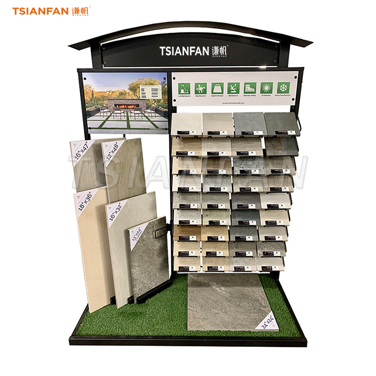 Outdoor combination rack natural stone sample stand