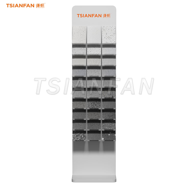 outdoor paving stone display rack durable floor display shelves-SRL031 - Image 3