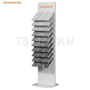 outdoor paving stone display rack durable floor display shelves-SRL031