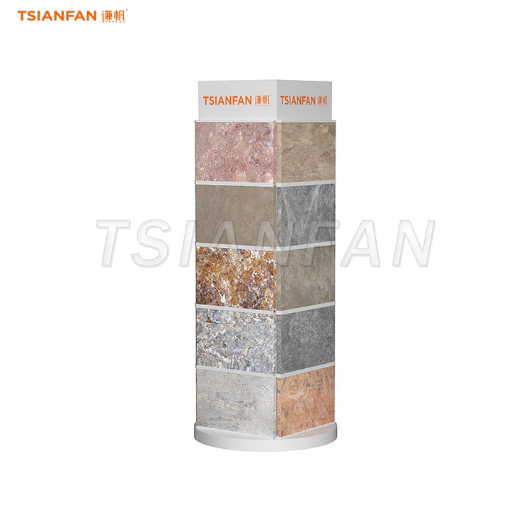 outdoor paving stone display rack for natural stone-SW323