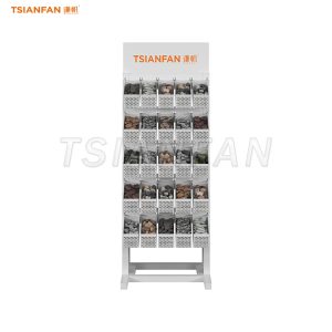outdoor stone display rack pebble display rack-SE105