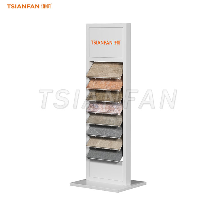 outdoor stone display stand flooring sample display racks-SW355