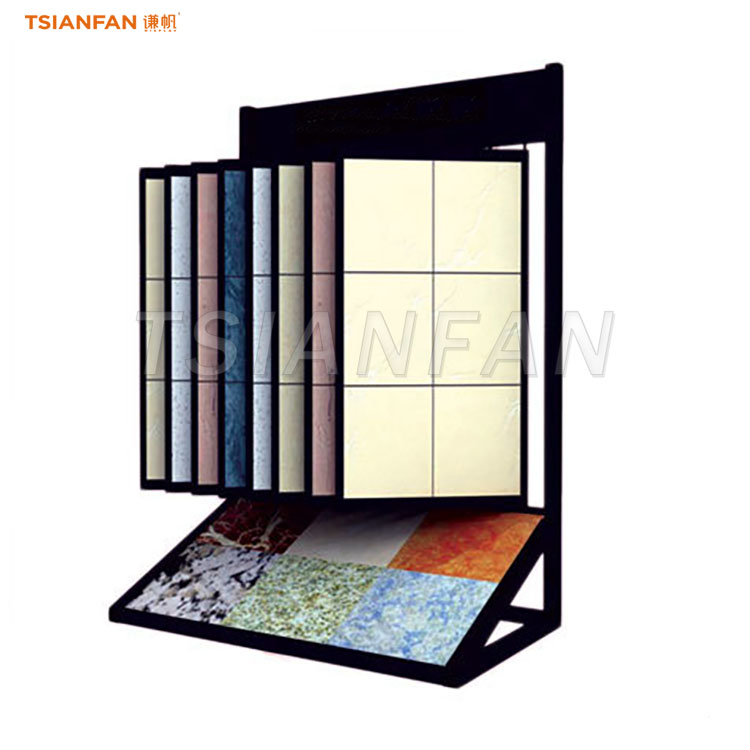 porcelain tile display stand combined frame