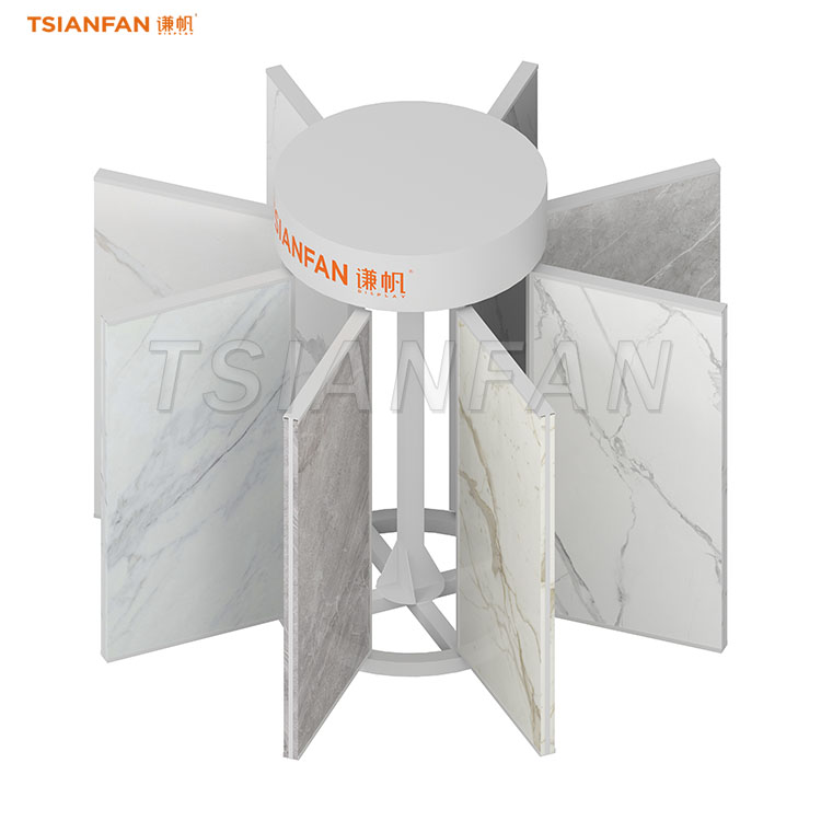 porcelain tile page turning display stand tiles display-CF020 - Image 3