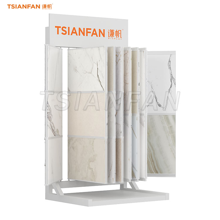 porcelain tiles flip display stand stone sample rack-CF085