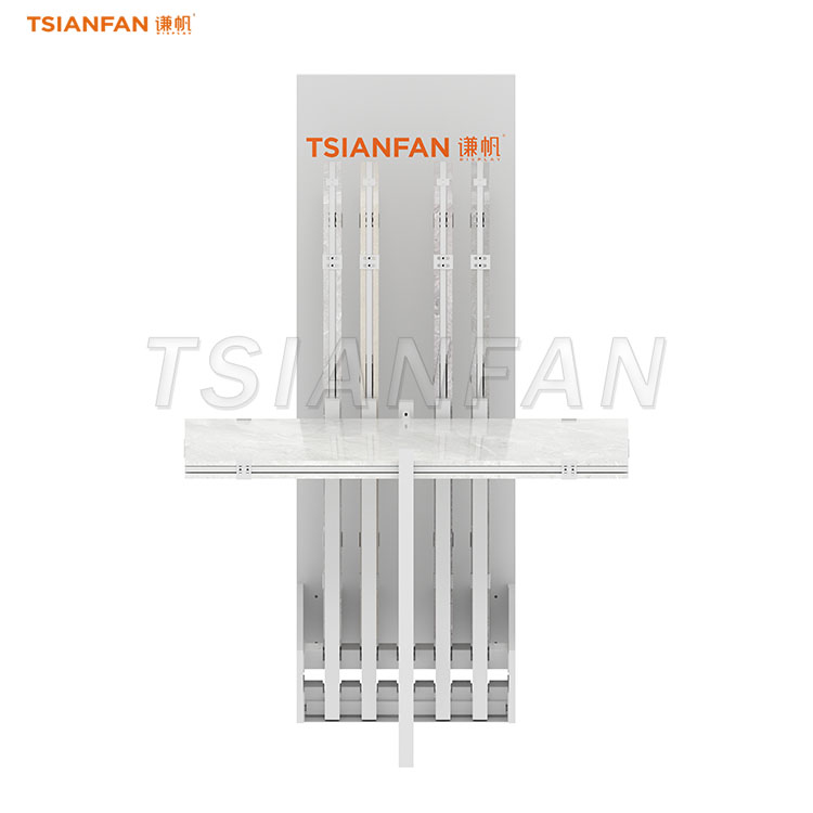 porcelain tiles rotating display stand stone sliding displays-CT2216 - Image 2