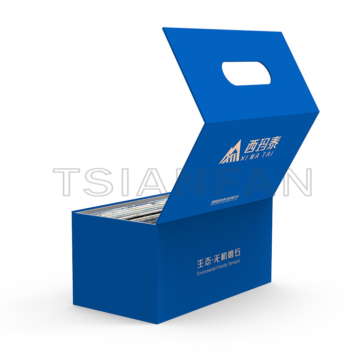 Portable MDF artificial stone sample display box supplier - Image 2