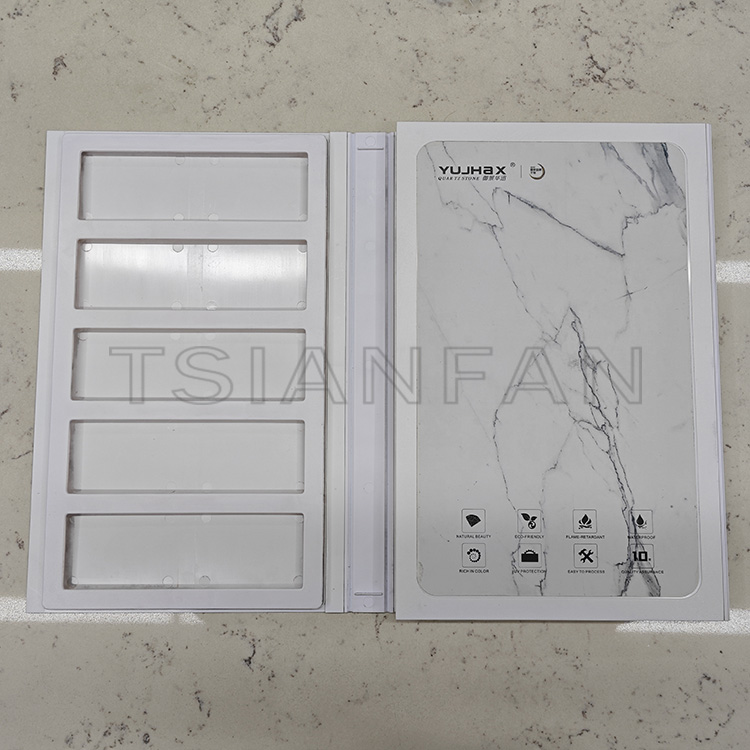Portable stone sample display booklet can be folded out - Image 3