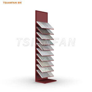 Heavy-Duty 10-Tier Ceramic & Stone Sample Display Stand-SRL087