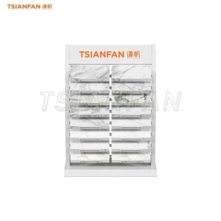 premium quality artificial stone tabletop display rack-SRT017 - Image 3